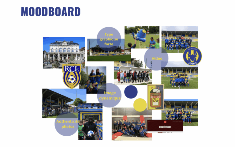 MoodBoard - Conception d'une planche tendance pour Devenir Graphiste en alternance