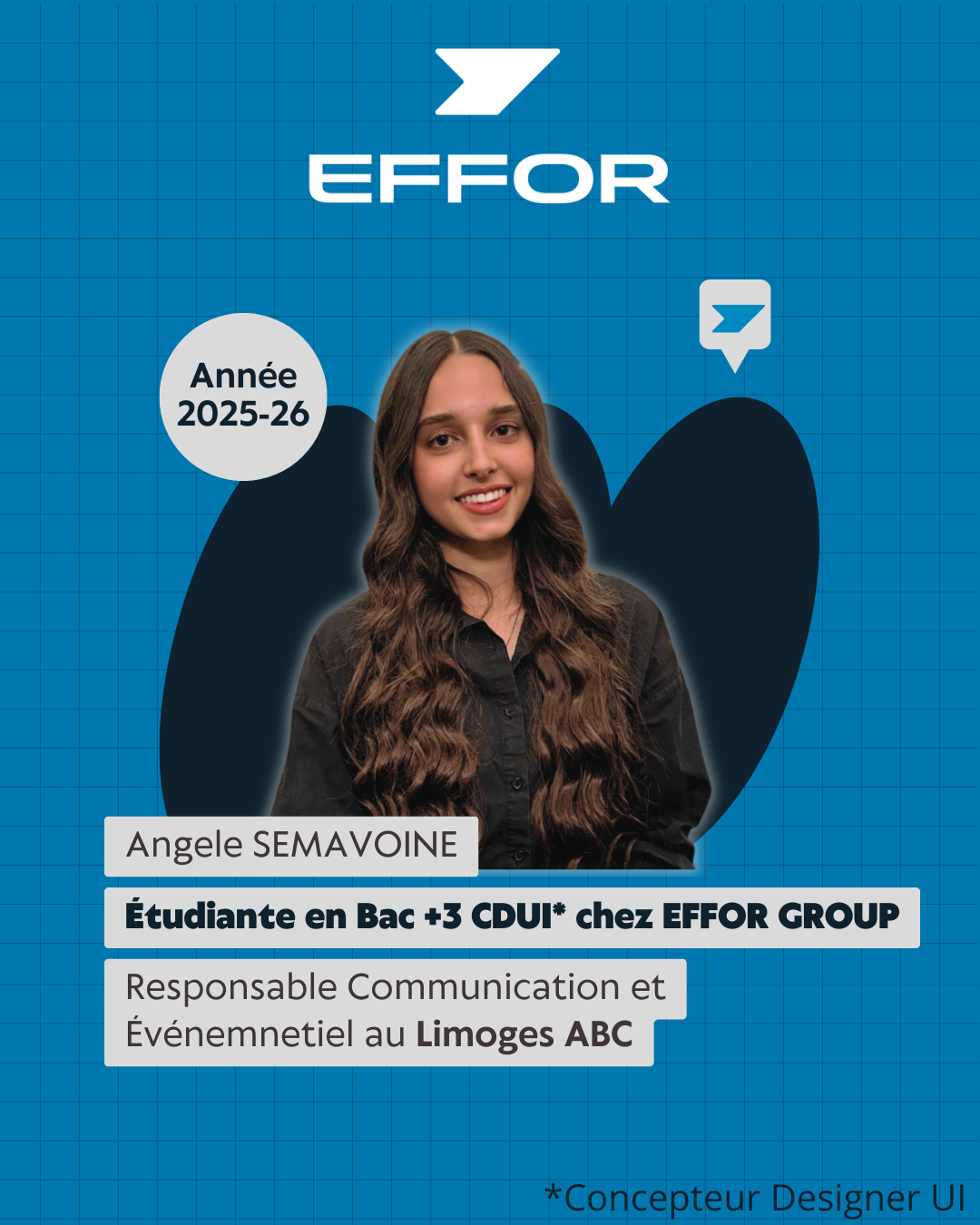 Angele semavoine - etudiante en CDUI